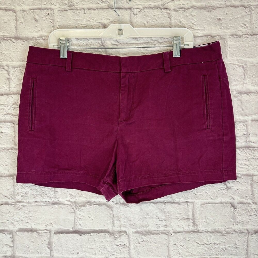 JCP JCPenney Women’s Plus 14 Chino Shorts 3.5 Inseam Preppy Colorful